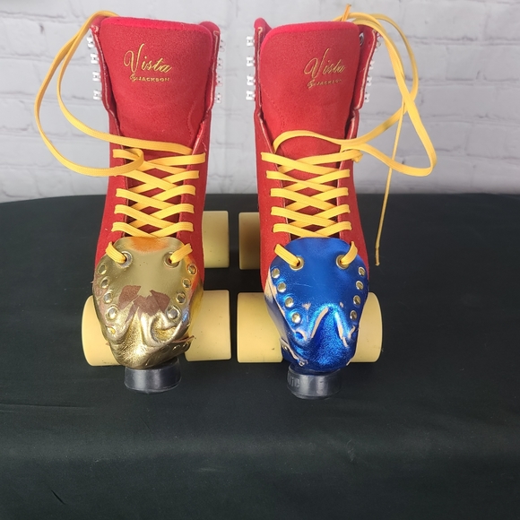Jackson Vista Viper Alloy Skate. Women's Sz 4. Red. - Picture 1 of 16